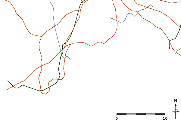 Roads and rivers around Treustel