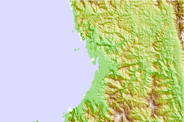 Surf spots located close to Tribuga