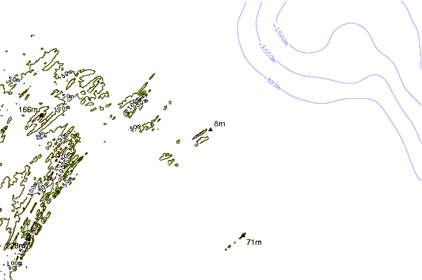 Shoreline around Trincomalee