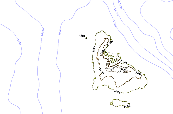 Shoreline around Tropicana