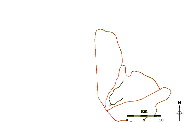 Roads and rivers around Tropicana