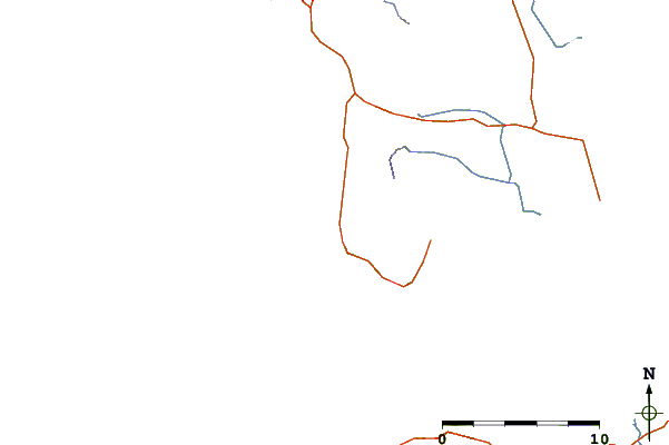 Roads and rivers around Flinders Island - Trousers Point