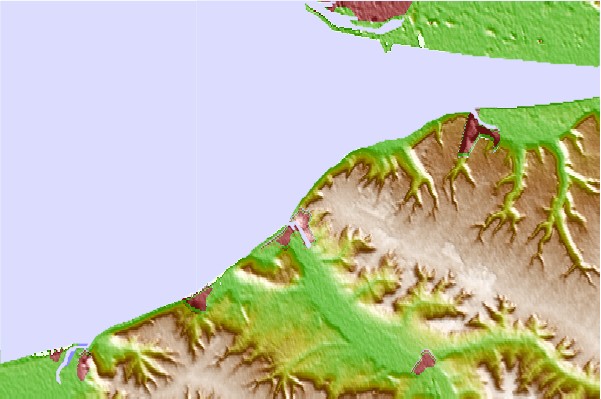 Surf spots located close to Trouville