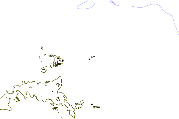 Shoreline around Tuapeka Point