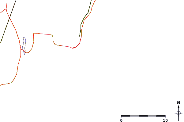 Roads and rivers around Tuckerman's