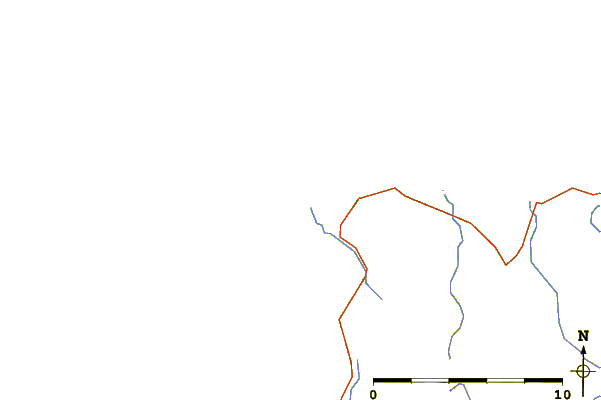 Roads and rivers around Tullagh Bay