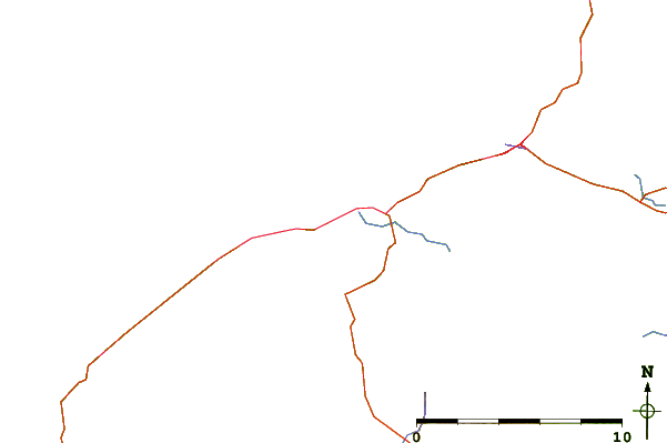 Roads and rivers around Tullaghan (Leitrim)