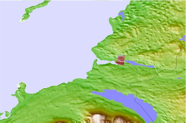 Surf spots located close to Tullan Strand