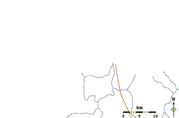Roads and rivers around Tumaco