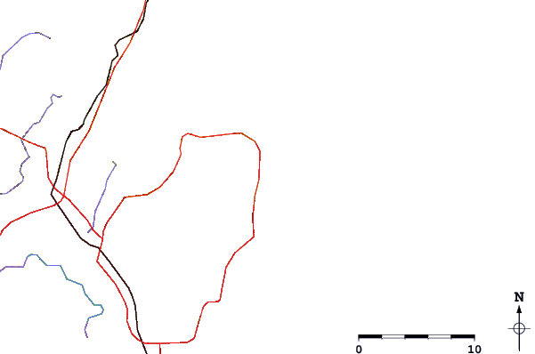 Roads and rivers around Turimetta Beach