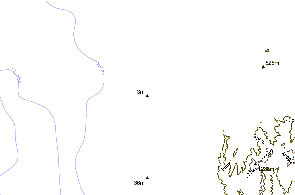 Shoreline around Turtle Head