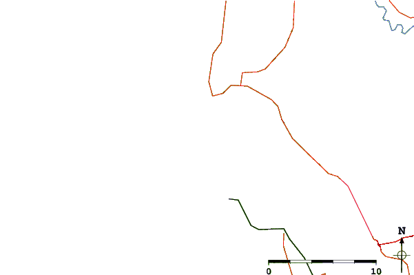 Roads and rivers around Turtles