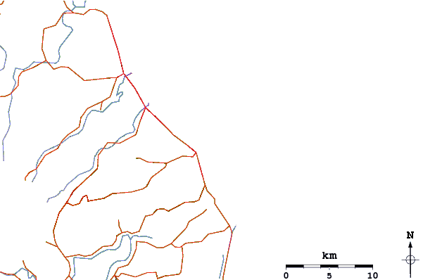 Roads and rivers around Tweed River Breakwall