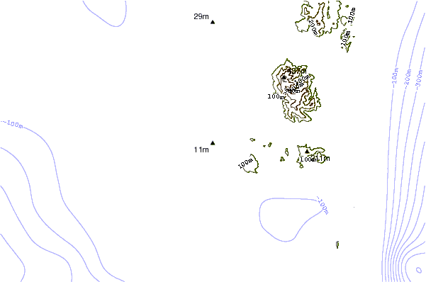 Shoreline around Twin Islands (South Andaman)