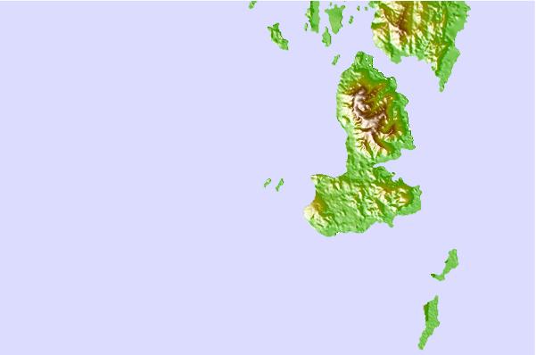 Surf spots located close to Twin Islands (South Andaman)