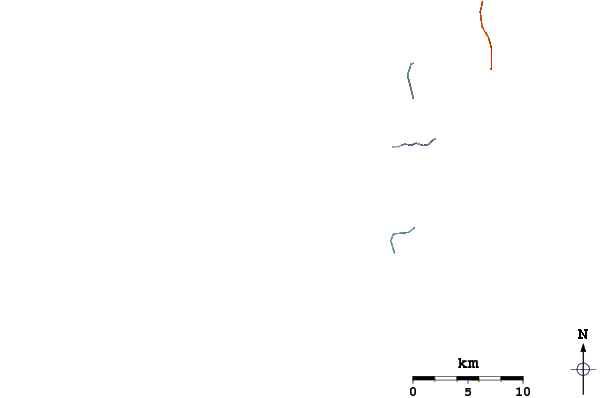 Roads and rivers around Twin Islands (South Andaman)
