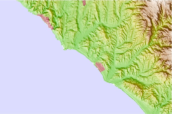 Surf spots located close to 204