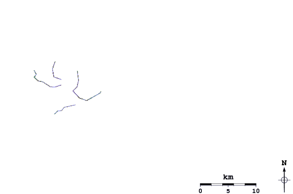 Roads and rivers around Typhoon Alley