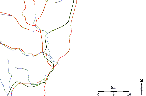 Roads and rivers around Udo Shrine