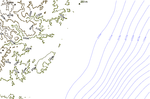 Shoreline around Umzumbe