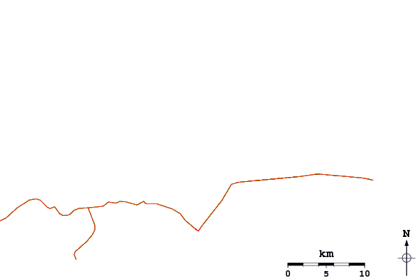 Roads and rivers around Unare