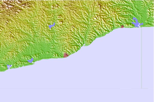 Surf spots located close to University