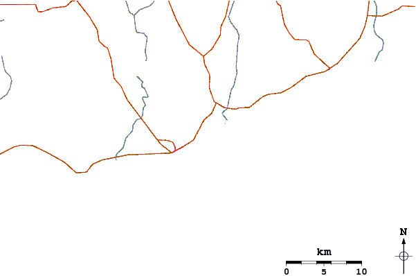 Roads and rivers around University
