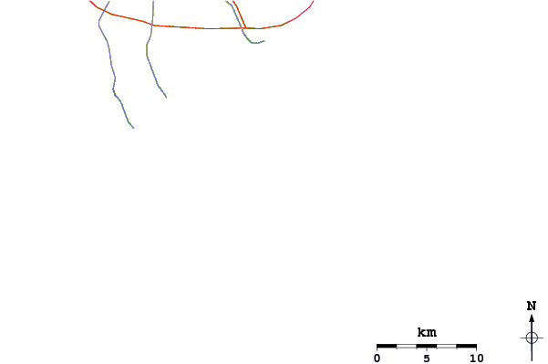 Roads and rivers around Upper Sereweh