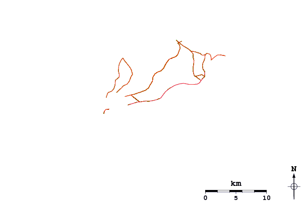 Roads and rivers around Vaihu