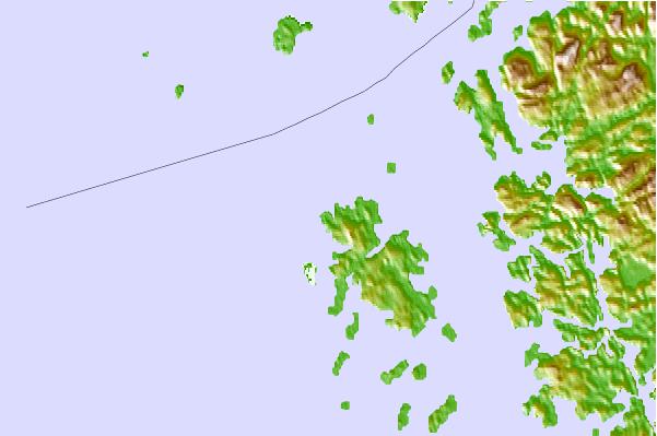 Surf spots located close to Valnäs - Nord Koster