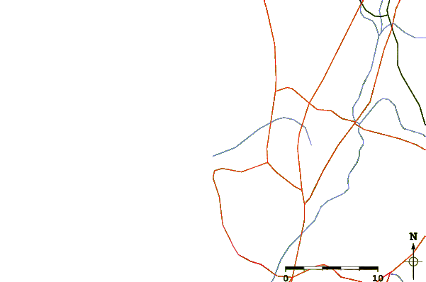 Roads and rivers around Van Riebeek