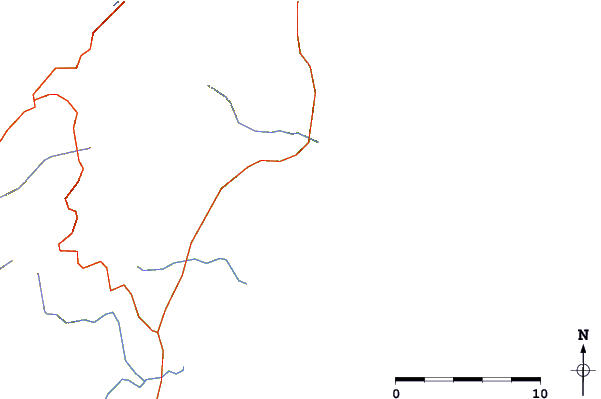 Roads and rivers around Vardiolla
