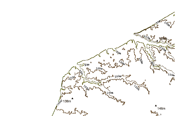 Shoreline around Vaucottes