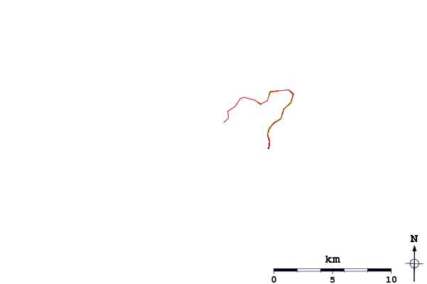 Roads and rivers around Vazon Bay - Reef