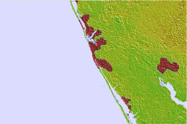 Surf breaks located close to Venice NorthandSouth Jetty
