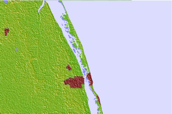 Surf breaks located close to Vero Beach Pier