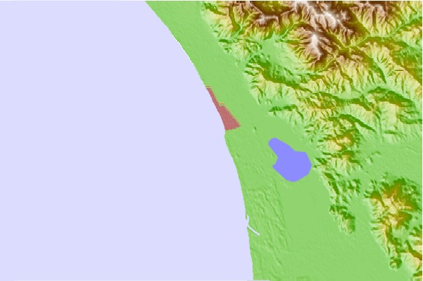 Surf spots located close to Bochetta (Viareggio)