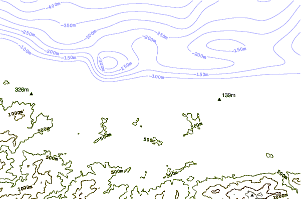 Shoreline around Viento Fresco