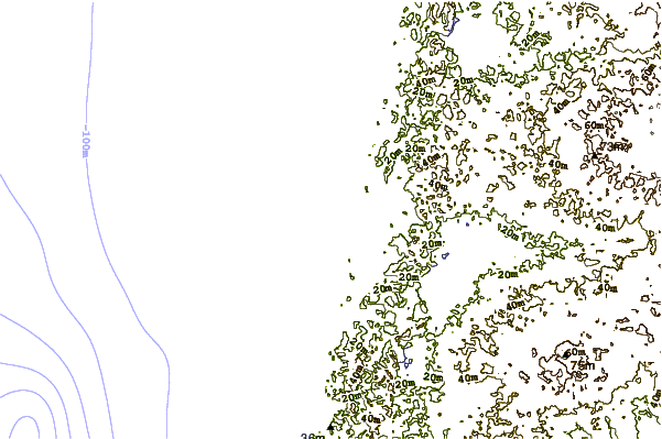 Shoreline around Vieux Boucau