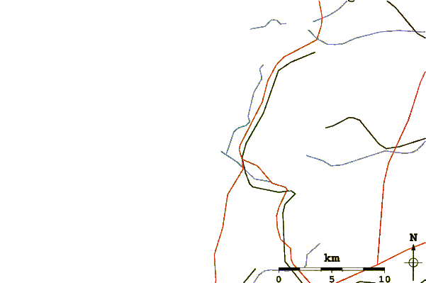 Roads and rivers around Vieux Boucau