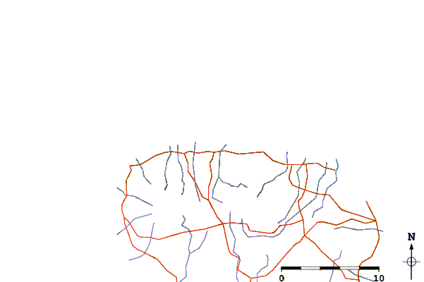 Roads and rivers around Terceira - Vila Nova