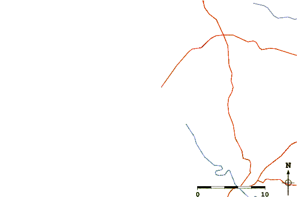 Roads and rivers around Vila Nova de Milfontes