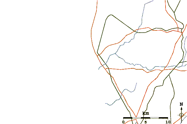 Roads and rivers around Vila do Conde