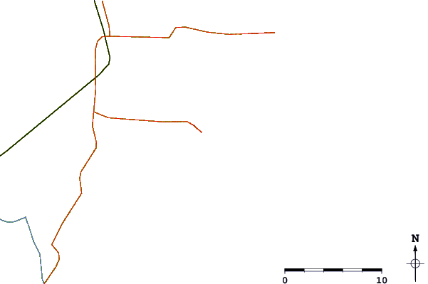 Roads and rivers around Villa Gesell