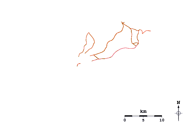 Roads and rivers around Viri Inga O Tuki