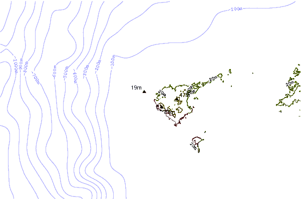 Shoreline around Vivier