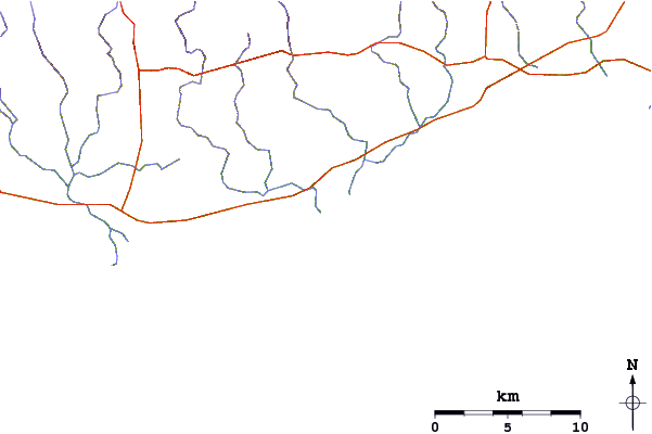 Roads and rivers around Vivonne Bay