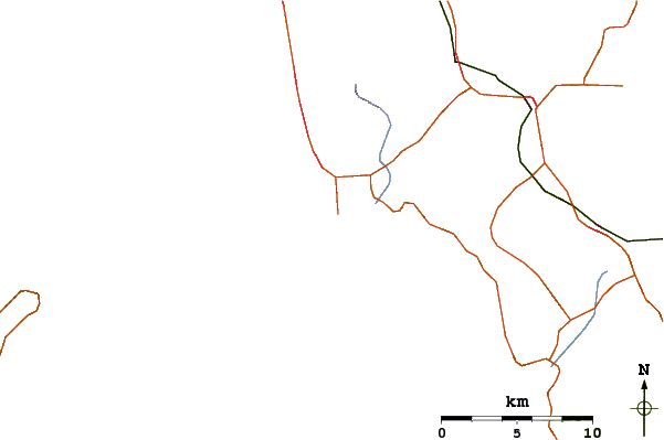 Roads and rivers around Vouliagmeni