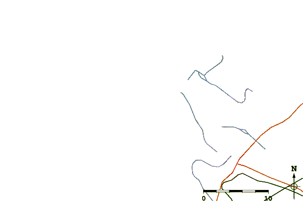 Roads and rivers around Vredenberg Point