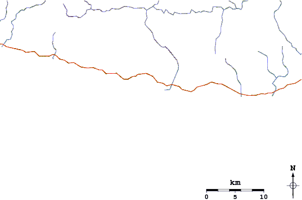 Roads and rivers around Vunaniu